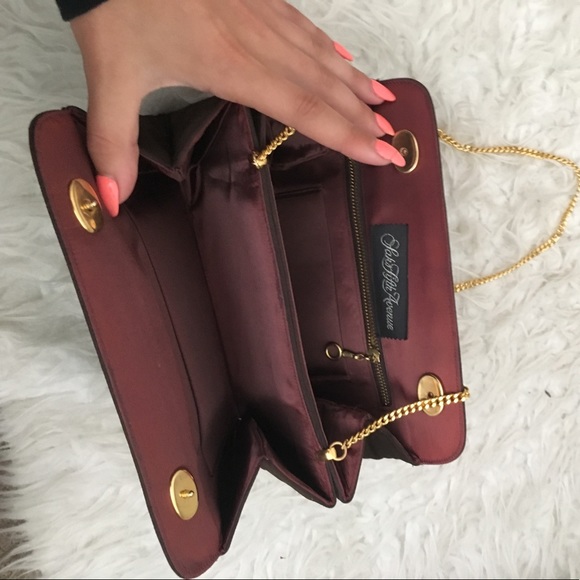 Chocolate Colored Evening Bag - Picture 3 of 4